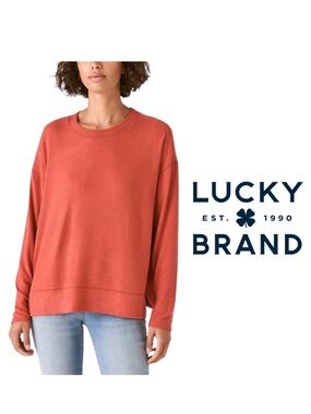 Lucky Brand Cozy Crewneck Lightweight Sweater